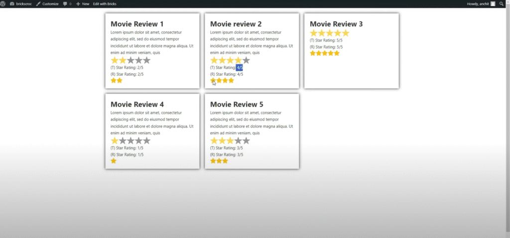 Conditional Logic Icon RAting Field