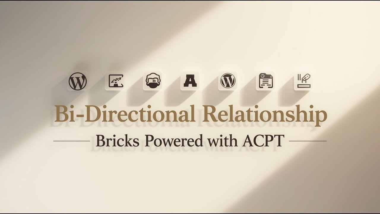 ACPT Bidirectional relationship tutorial